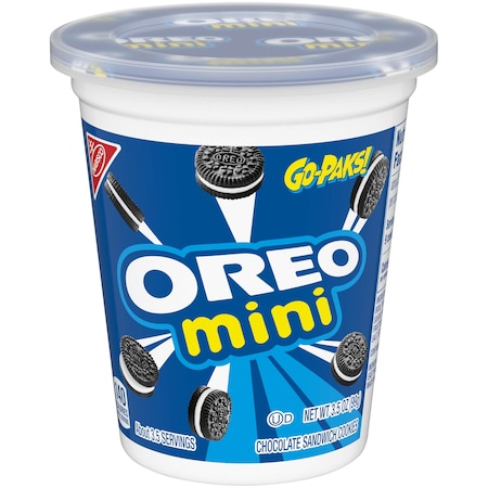 Oreo Oreo Go-Paks Mini Cookie 3.5 oz., PK12 04440